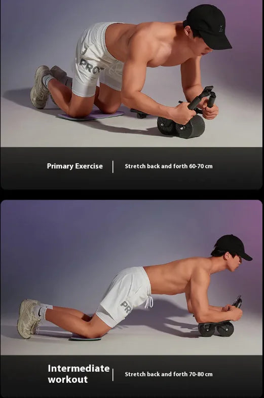 Automatic Rebound Ab Roller & Abdominal Wheel for Core Training