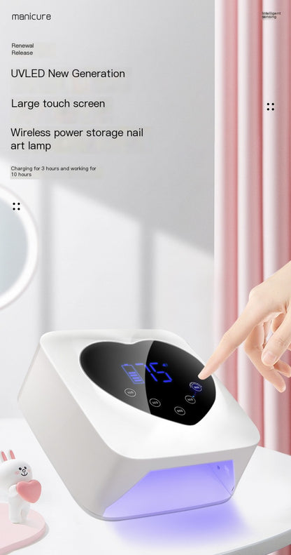X20 Wireless Nail Lamp with Rechargeable Lithium Battery