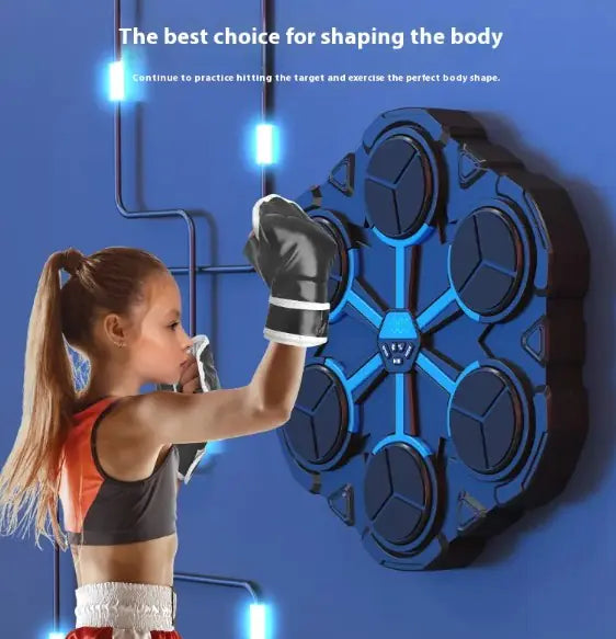 Smart Music Boxing Machine - Wall-Mounted Electronic Boxing Target with/without Bluetooth.