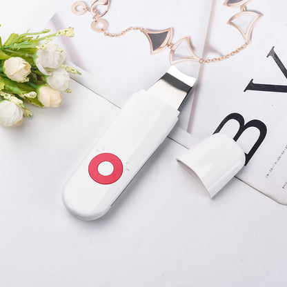 Ultrasonic Skin Scrubber - Deep Cleaning EU Red